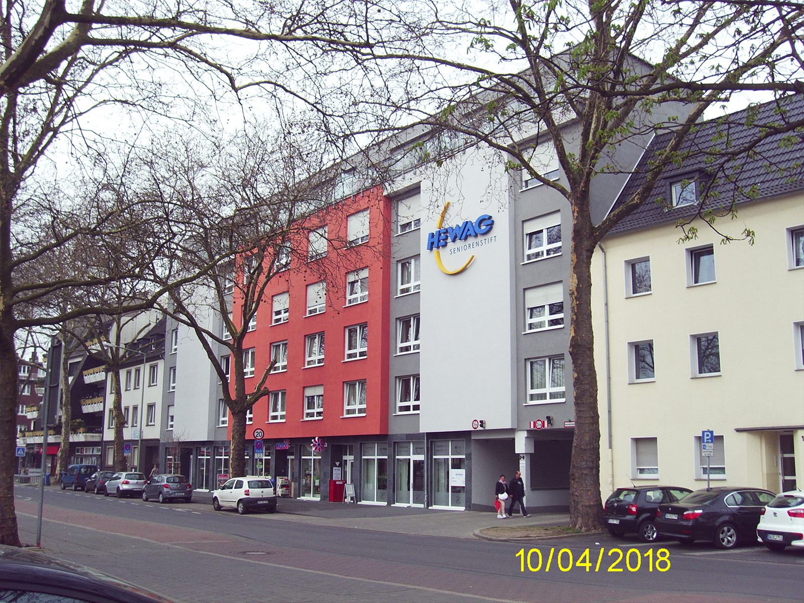 Duisburg, Fassadengestaltung Duisburger Straße